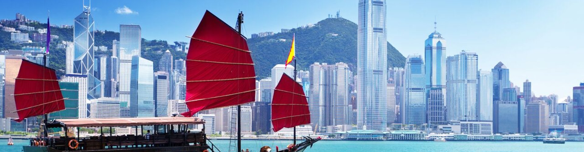 Hong Kong cityscape at dusk