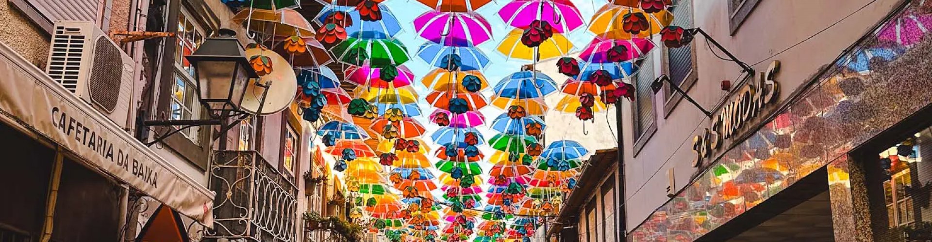 Scenic Aveiro canal at dusk