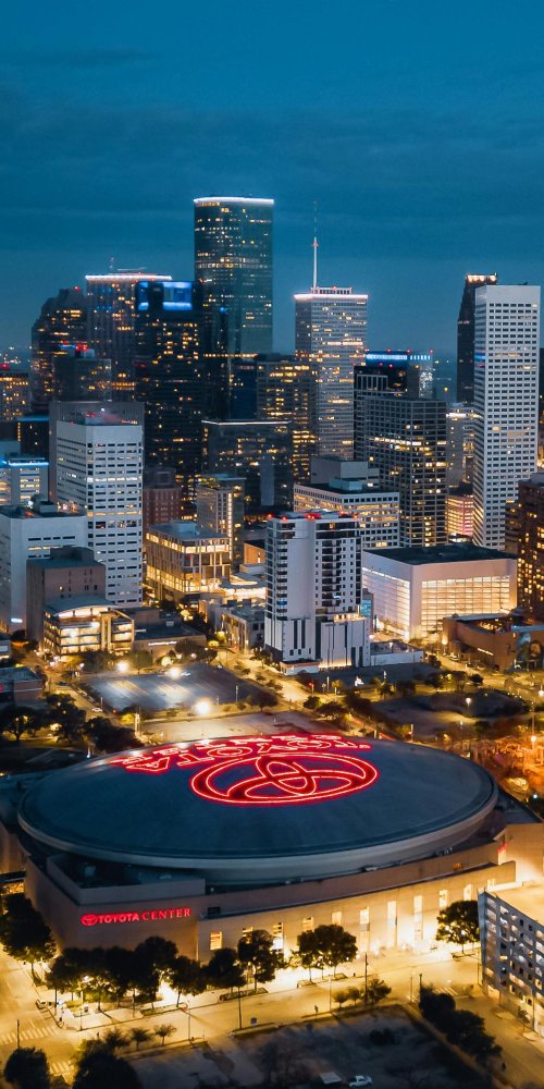 Buffalo Bayou and Houston skyline