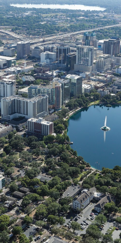 Local street in Orlando