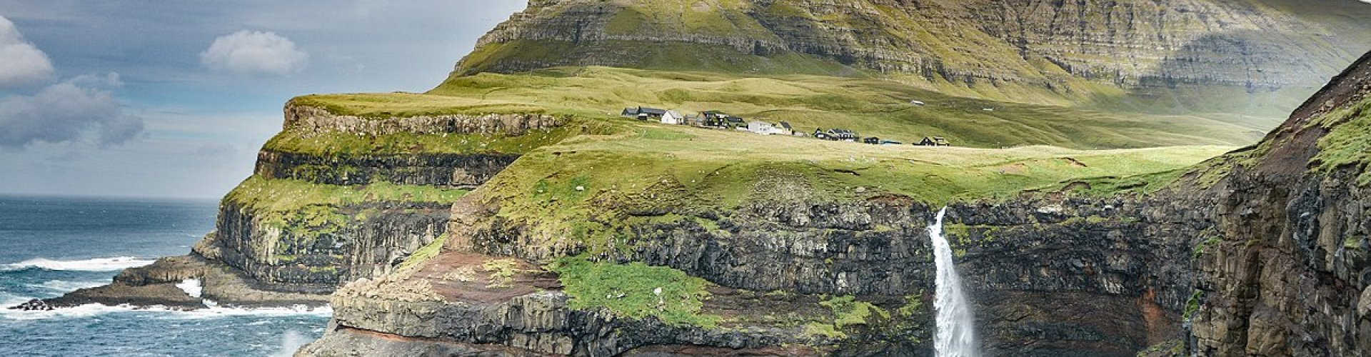 Panoramic view of Faroe Islands, DK