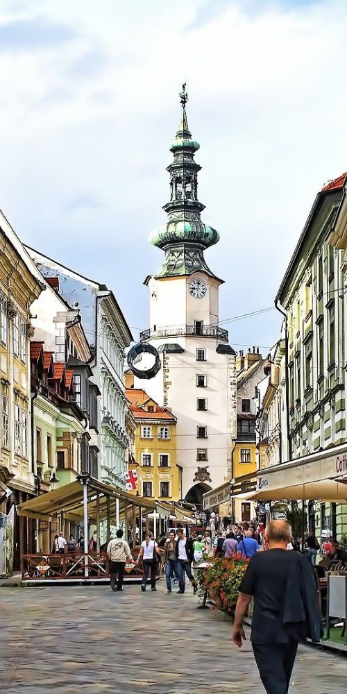 Local scene in Bratislava