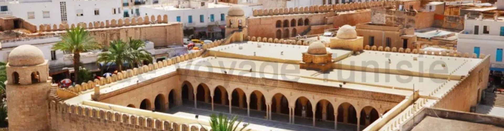 Sunset over Sousse coastline