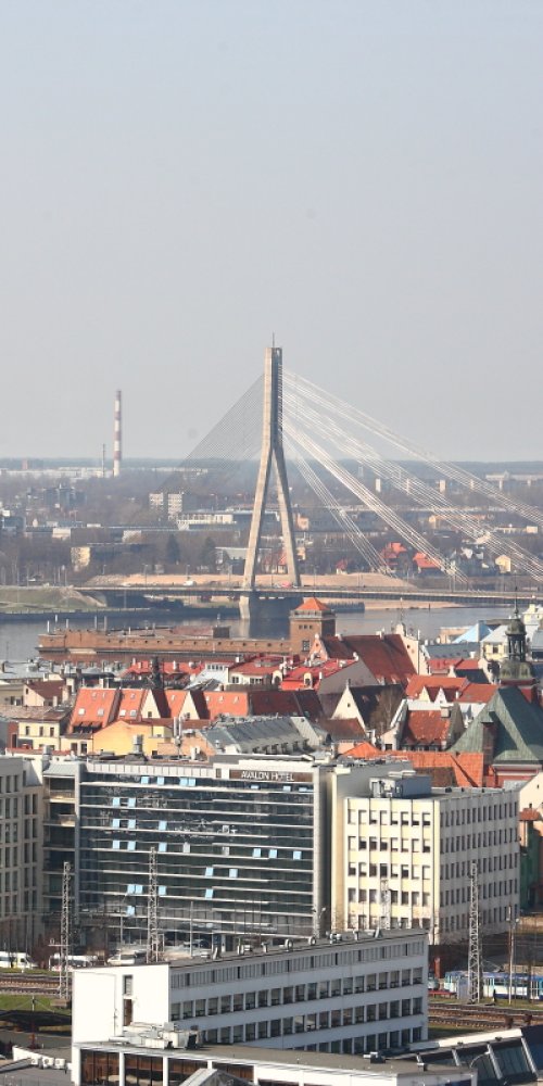 Cycling and public transport in Rīga