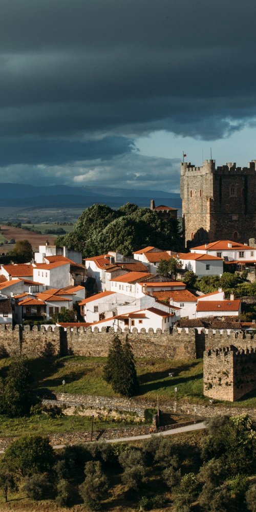 Bicycle and bus options in Bragança
