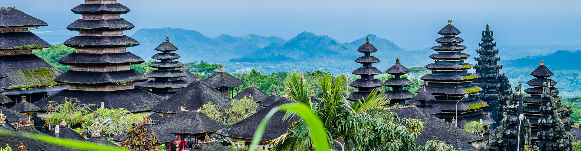 Walking tour in Bali, ID sunset