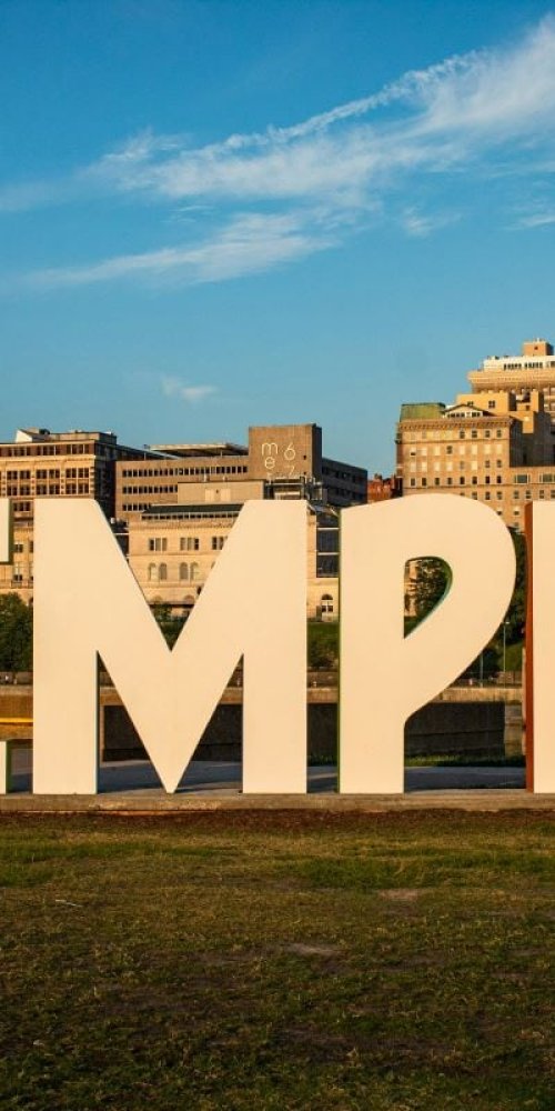 Cyclist along Memphis riverfront