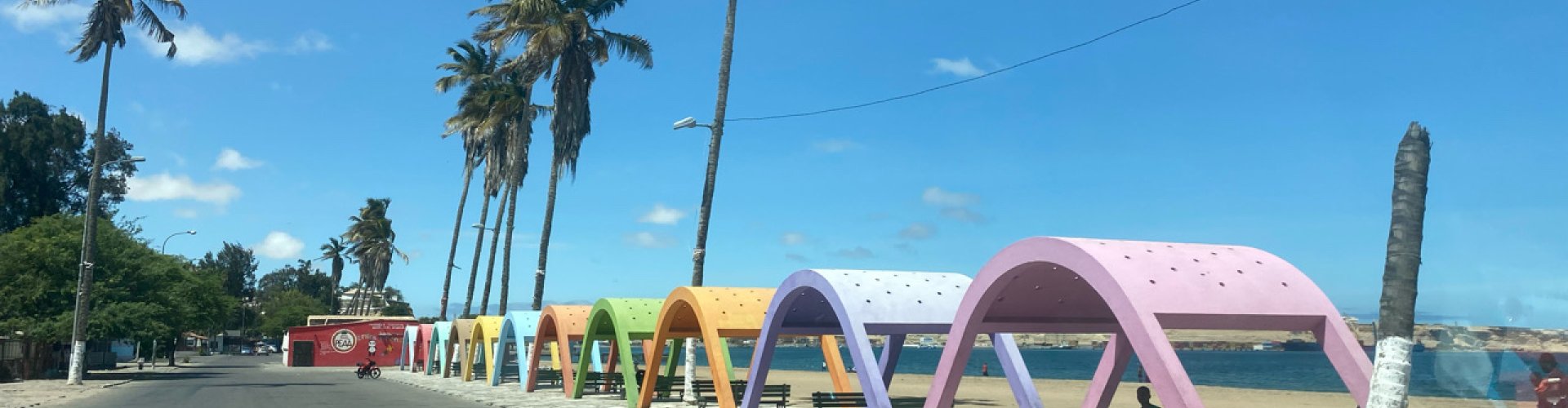 Sunset over Benguela coastline