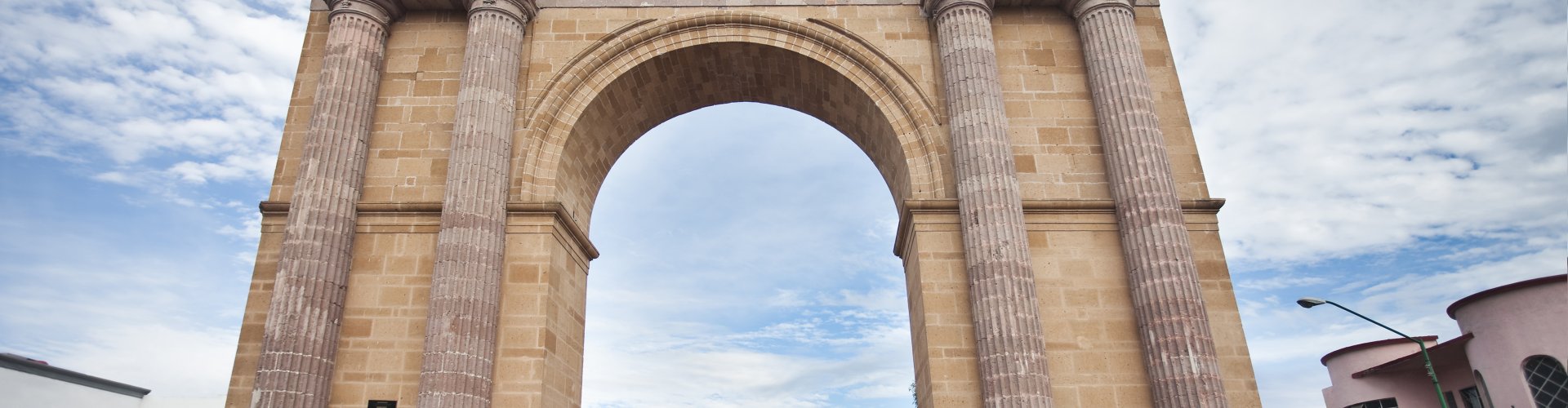 Cityscape of León, MX at sunset