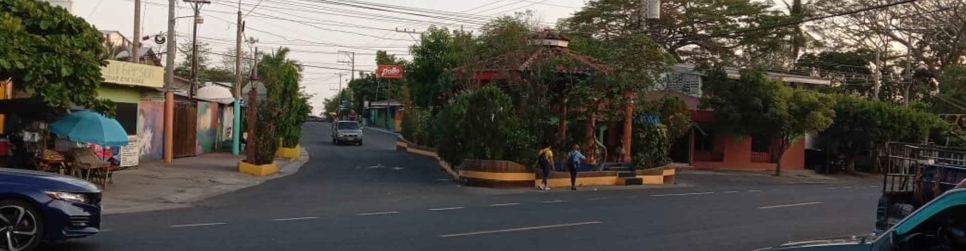 Sunset over San Luis Talpa