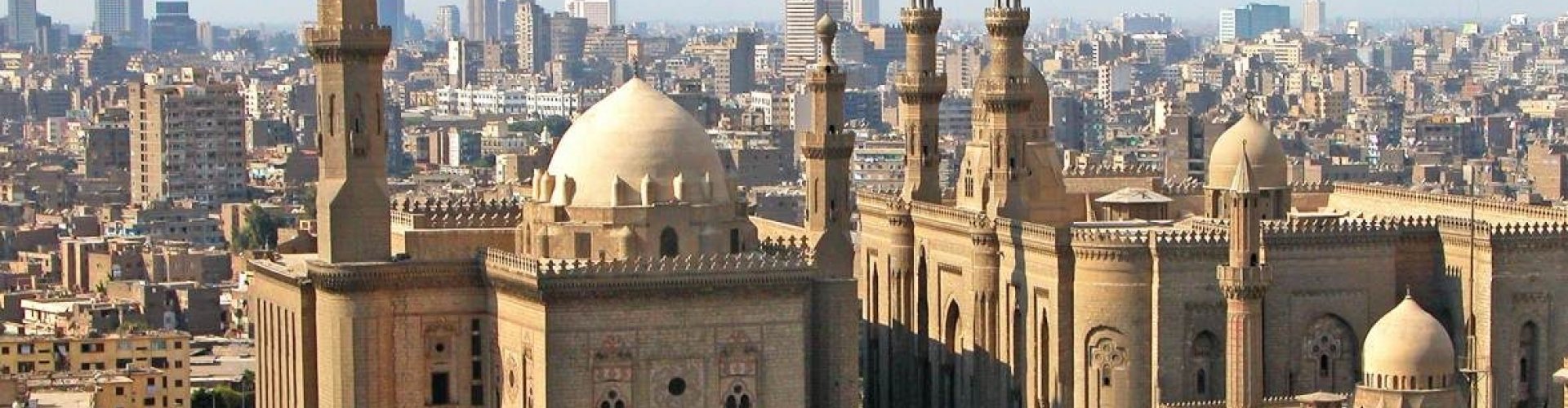 Sunset over Cairo skyline