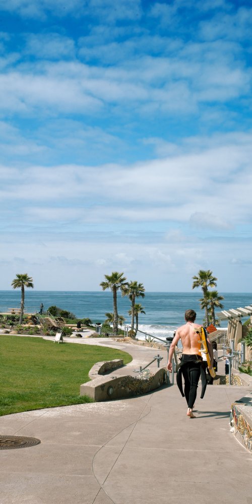 Bike rental and local modes of transport in Solana Beach
