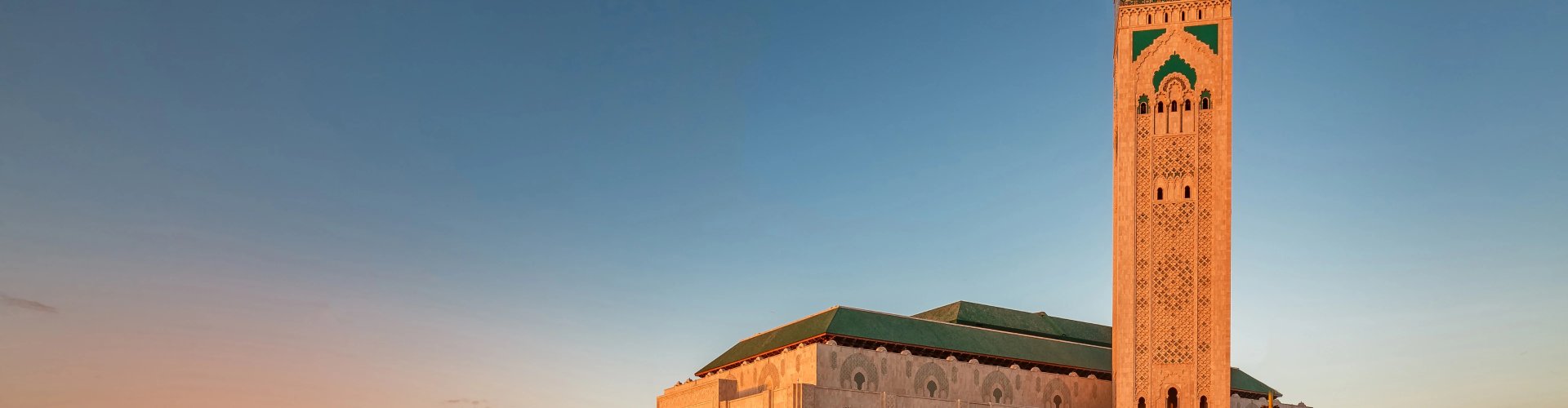 Casablanca, MA cityscape at dusk