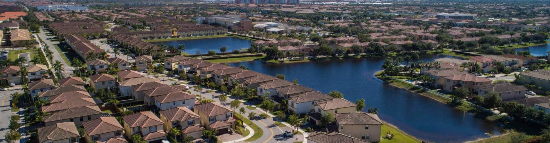 Sunset over Coral Springs