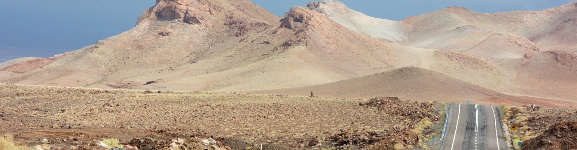 Scenic view of Antofagasta coastline by sunset