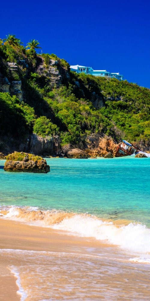 Local scene in Anguilla, AI