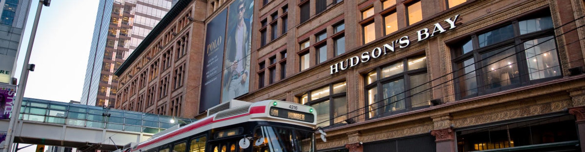 Toronto cityscape at sunset