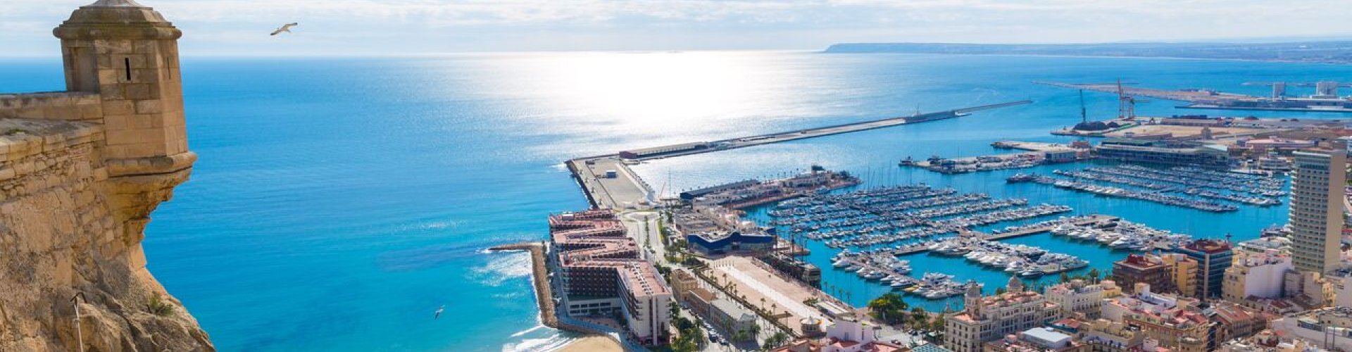 Sunset over Alicante, ES