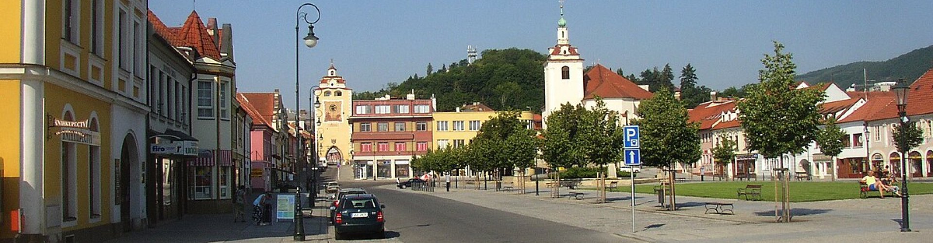 Scenic Beroun landscape at sunset