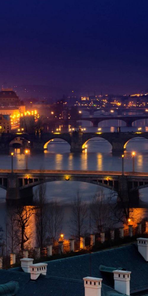 Prague bike rental and river tour