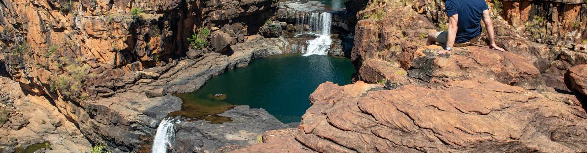 Kimberley city streetscape at sunset