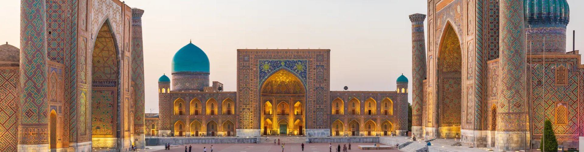 Evening view of Samarkand, UZ