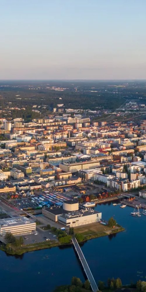 Cyclists in Oulu