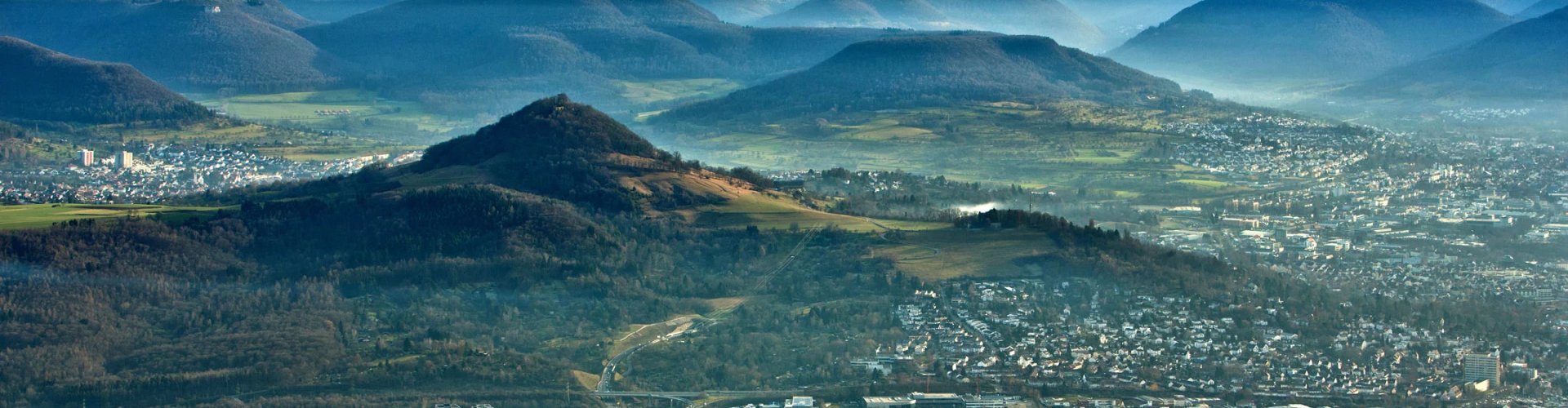 Reutlingen cityscape at sunset