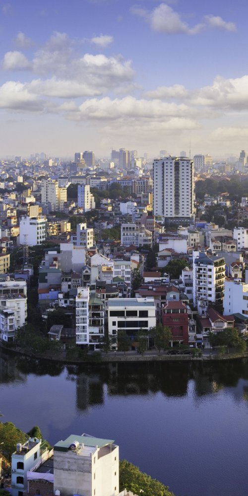 Local Hanoi street scene